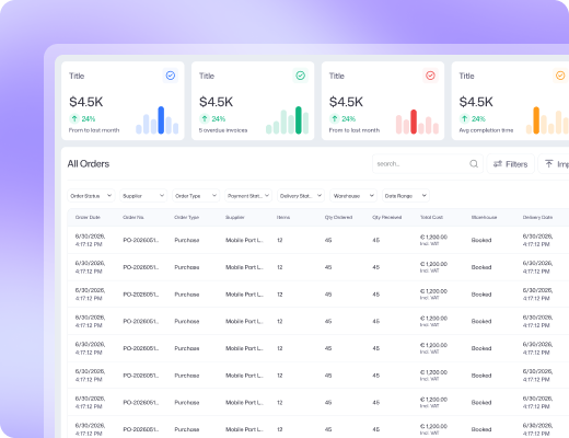 Order Management screenshot illustration
